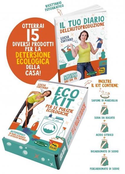Eco kit per le pulizie ecologiche - Lucia Cuffaro - copertina