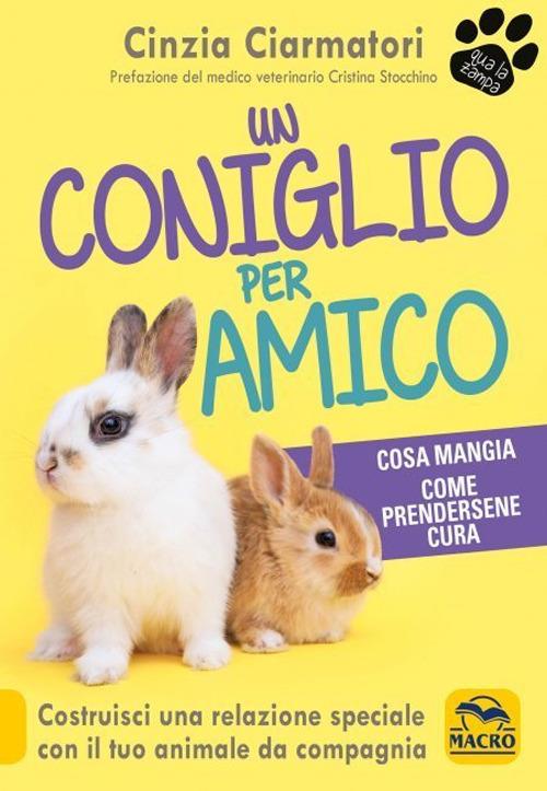 Un coniglio per amico. Costruisci una relazione speciale con il tuo animale da compagnia. Cosa mangia, come prendersene cura - Cinzia Ciarmatori - copertina