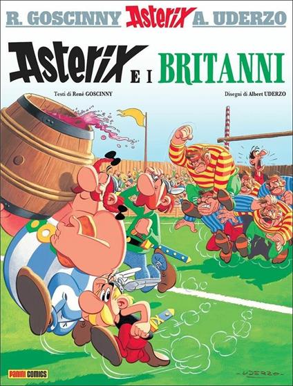 Asterix e i britanni - René Goscinny,Albert Uderzo - copertina