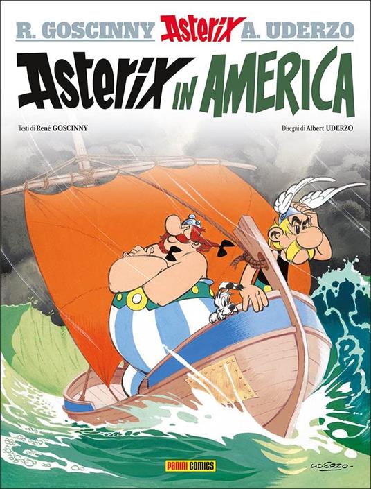 Asterix in America - René Goscinny,Albert Uderzo - copertina
