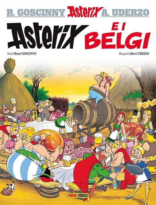 Asterix e i belgi - René Goscinny,Albert Uderzo - copertina