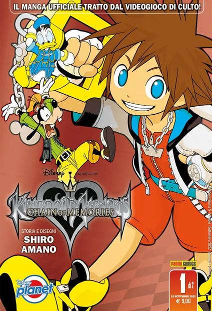 Kingdom Hearts. Chain of memories. Silver. Vol. 1 - Shiro Amano - copertina