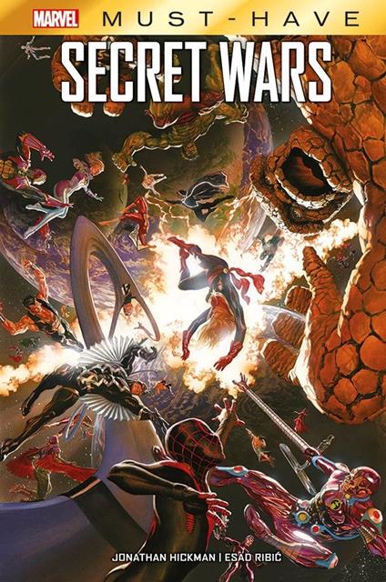 Secret wars - Jonathan Hickman,Paul Renaud Esad Ribic - copertina