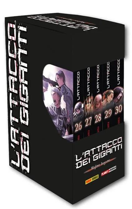 L'attacco dei giganti. Vol. 26-30 - Hajime Isayama - copertina