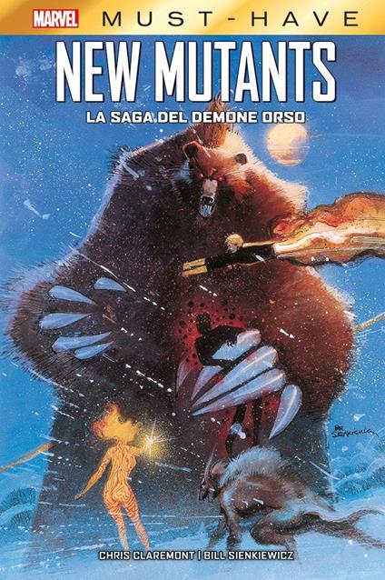 La saga del demone orso. New mutants - Chris Claremont,Bill Sienkiewicz - copertina