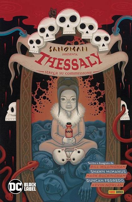 Sandman presenta: Thessaly. Strega su commissione. Vol. 4 - Bill Willingham,Shawn McManus,Mark Buckingham - copertina