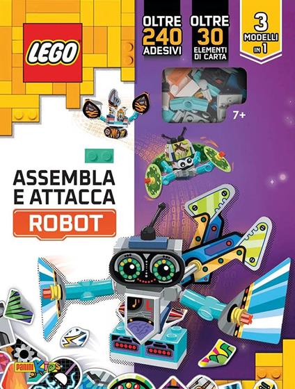Assembla e attacca robot. Lego®. Ediz. a colori - copertina
