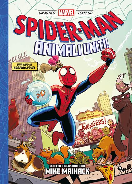 Animali uniti! Spider-Man - Mike Maihack - copertina