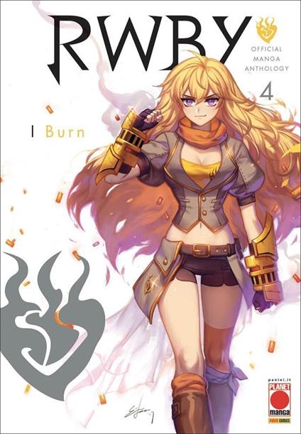 RWBY. Official manga anthology. Vol. 4: I burn. - copertina