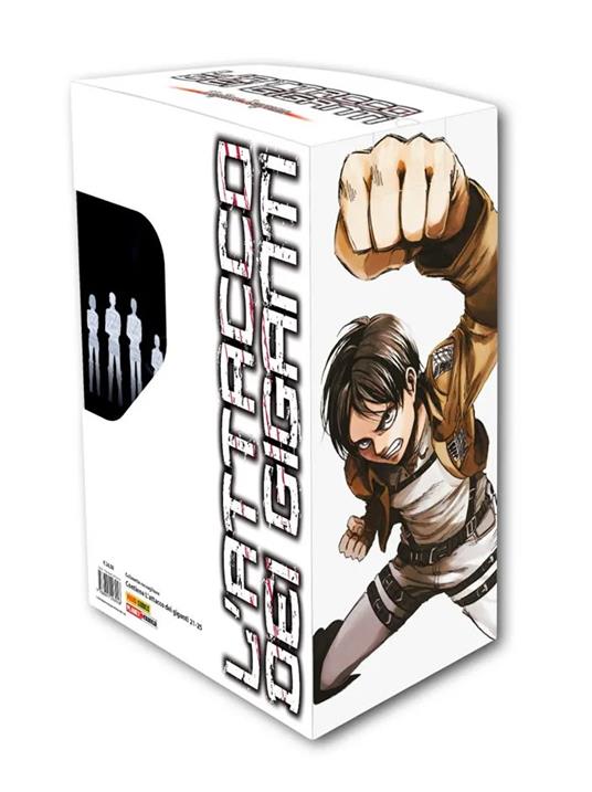 L' attacco dei giganti. Vol. 21-25 - Hajime Isayama - copertina