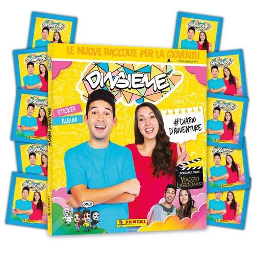 DinsiemE. Diario d'avventure. Ediz. a colori. Con 10 bustine con 5 figurine. Con 204 Adesivi - copertina