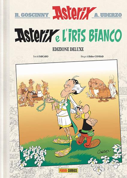 Asterix e l'iris bianco. Ediz. deluxe - René Goscinny,Albert Uderzo,Fabrice Caro - copertina