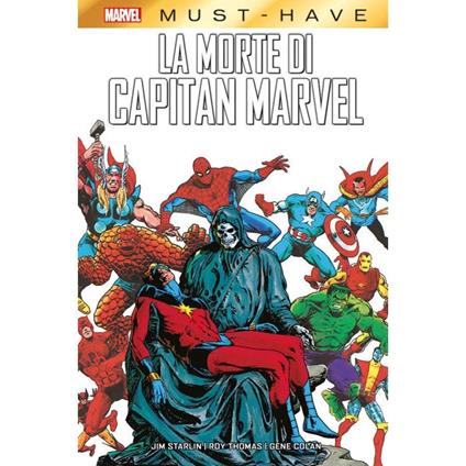 La morte di Capitan Marvel - Roy Thomas,Jim Starlin,Stan Lee - copertina