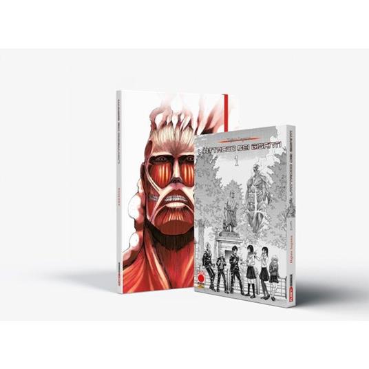 L'attacco dei giganti. Agenda perpetua. Con Libro in brossura: L'Attacco dei giganti. Ediz. variant. vol. 1 - Hajime Isayama - copertina