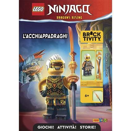 L'acchiappadraghi. Lego Ninjago. Ediz. a colori. Con minifigure ufficiale LEGO® di Rapton con la lancia - copertina
