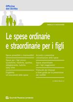 Le spese ordinarie e straordinarie per i figli