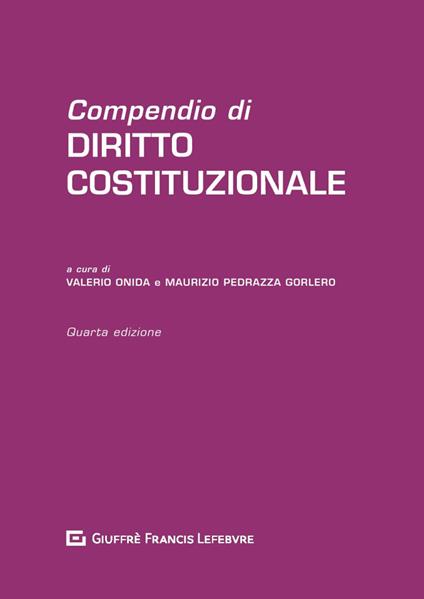 Compendio di diritto costituzionale - copertina