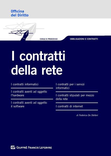 I contratti della rete - Federica De Stefani - copertina