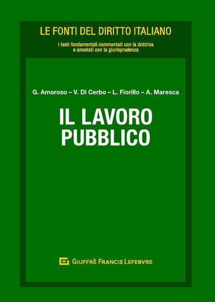 Il lavoro pubblico - copertina