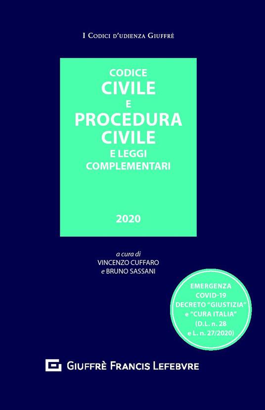 Codice civile e procedura civile e leggi complementari - copertina