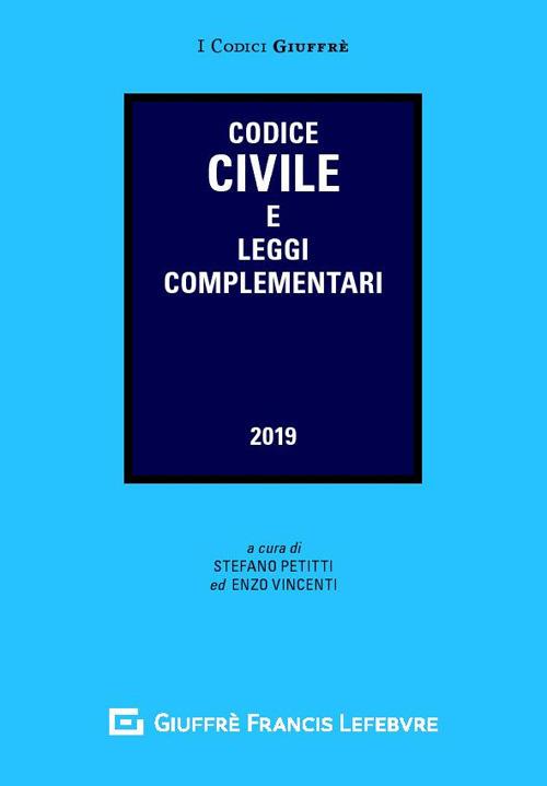 Codice civile e leggi complementari - copertina