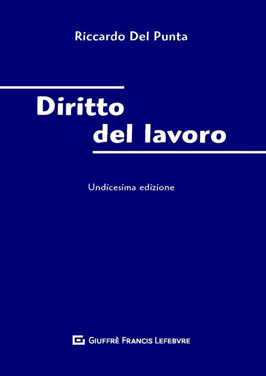 Diritto del lavoro - Riccardo Del Punta - copertina