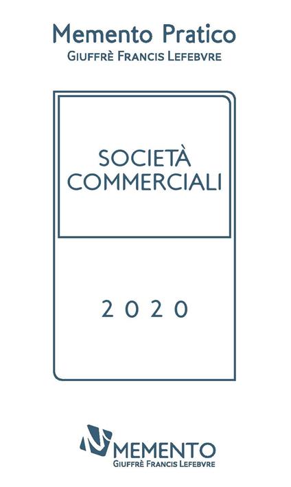 Memento Pratico Società commerciali 2020 - copertina