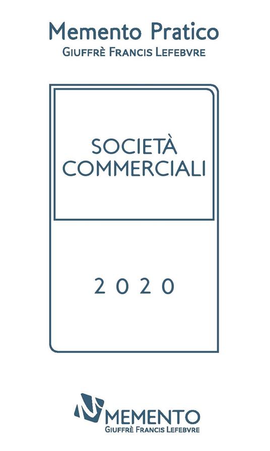 Memento Pratico Società commerciali 2020 - copertina