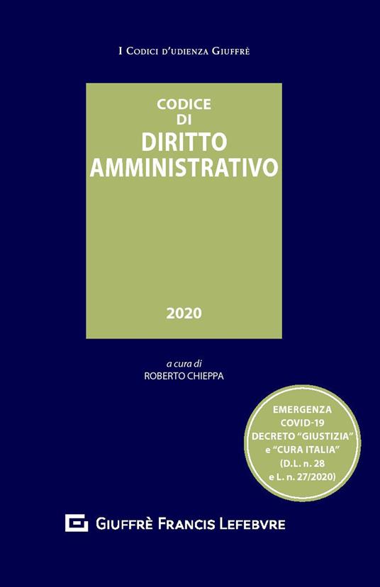 Codice di diritto amministrativo - copertina