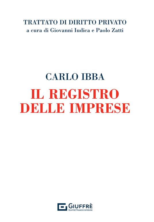 Il registro delle imprese - Carlo Ibba - copertina