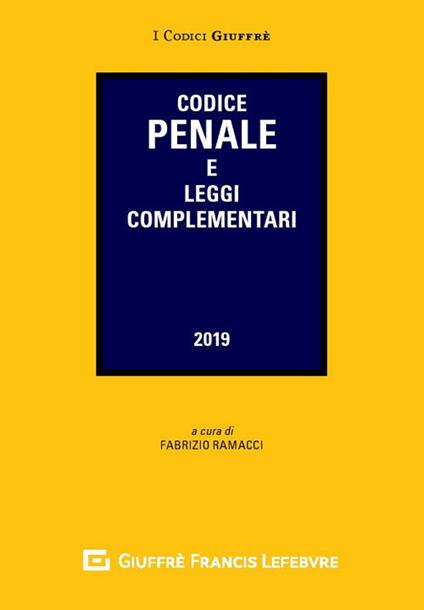 Codice penale e leggi complementari - copertina
