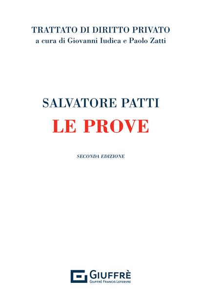 Le prove. Parte generale - Salvatore Patti - copertina