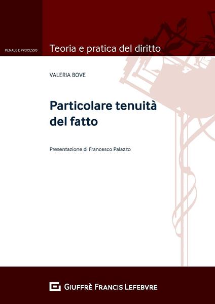 Particolare tenuità del fatto - Valeria Bove - copertina