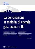La conciliazione in materia di energia, gas, acqua e tlc