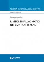 Rimedi sinallagmatici nei contratti reali