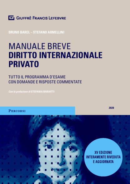 Diritto internazionale privato. Manuale breve - Bruno Barel,Stefano Armellini - copertina