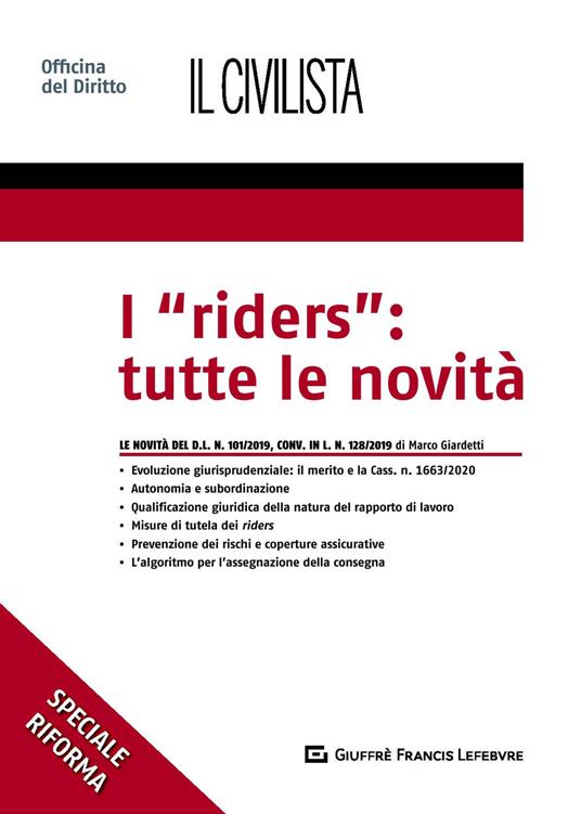 I "riders": tutte le novità - Marco Giardetti - copertina
