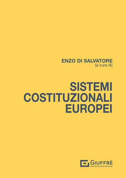 Sistemi costituzionali europei - copertina