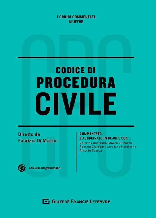 Codice di procedura civile - copertina