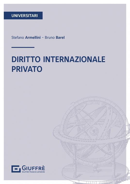 Diritto internazionale privato - Bruno Barel,Stefano Armellini - copertina