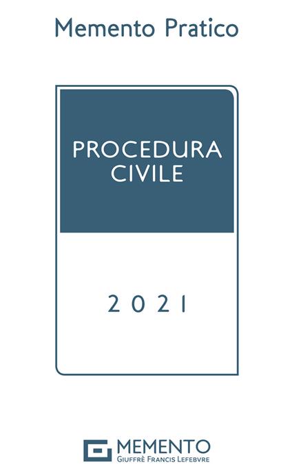 Memento Procedura civile 2021 - copertina