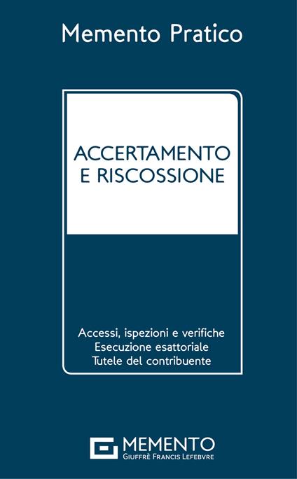 Accertamento e riscossione - copertina