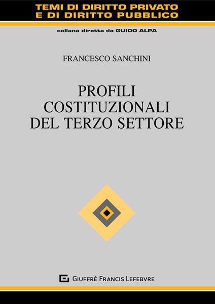 Profili costituzionali del Terzo settore - Francesco Sanchini - copertina