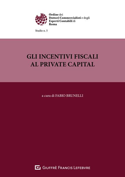 Incentivi fiscali al private capital - copertina