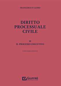 Diritto processuale civile. Vol. 3: processo esecutivo, Il.