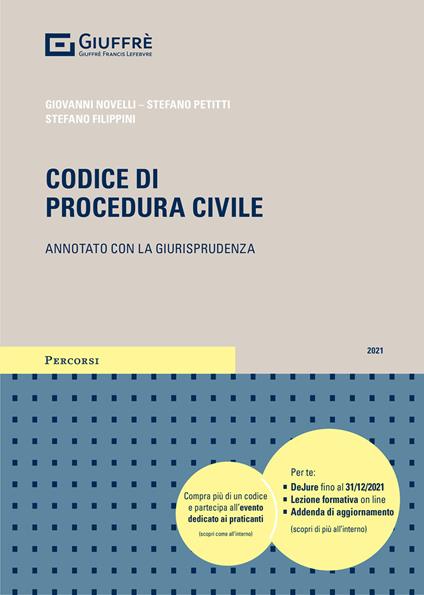 Codice di procedura civile. Annotato con la giurisprudenza. Con Contenuto digitale per download e accesso online - copertina