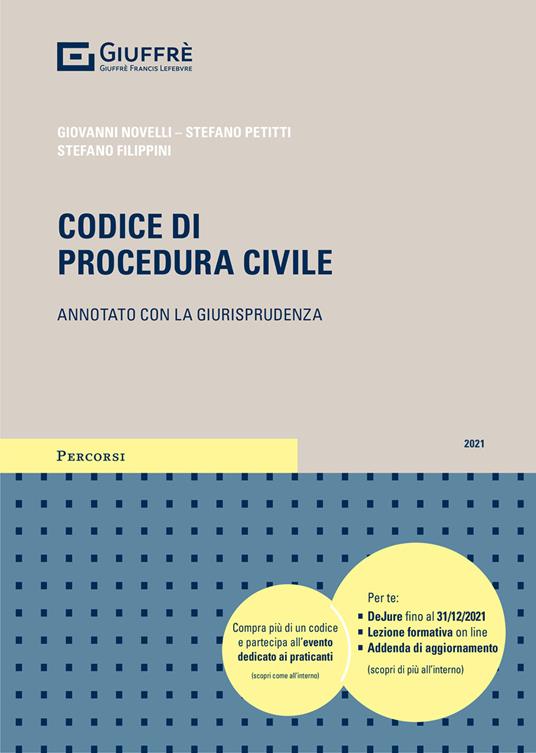 Codice di procedura civile. Annotato con la giurisprudenza. Con Contenuto digitale per download e accesso online - copertina