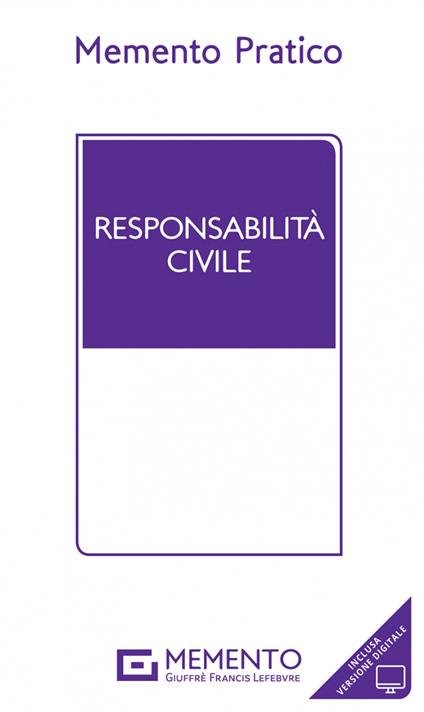 Memento Responsabilità civile - copertina