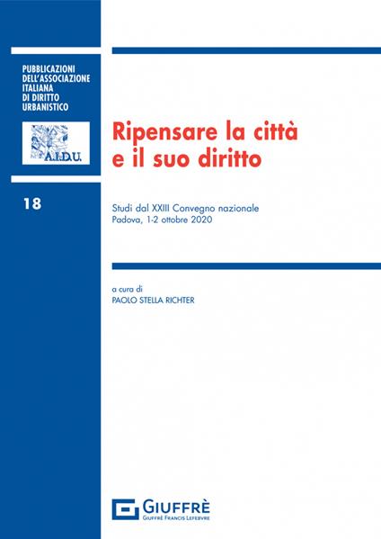 Ripensare la città e il suo diritto - copertina