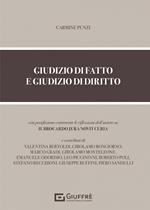 Giudizio di fatto e giudizio di diritto